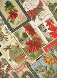 100 Victorian Lot Vintage Antique Christmas Postcards-v920
