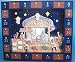 25-Piece Wall Mount/Table Top Wooden Christmas Nativity Advent Calendar Set 16"