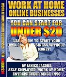 Work At Home Online Businesses You Can Start for Under $20 61nZbF4u97L. SL160 Work At Home Online Businesses You Can Start for Under $20
