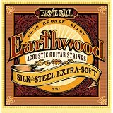 guitar strings Ernie Ball 2047 Earthwood Silk Steel Acoustic 80 20 Soft 10 50 Electronics guitar strings