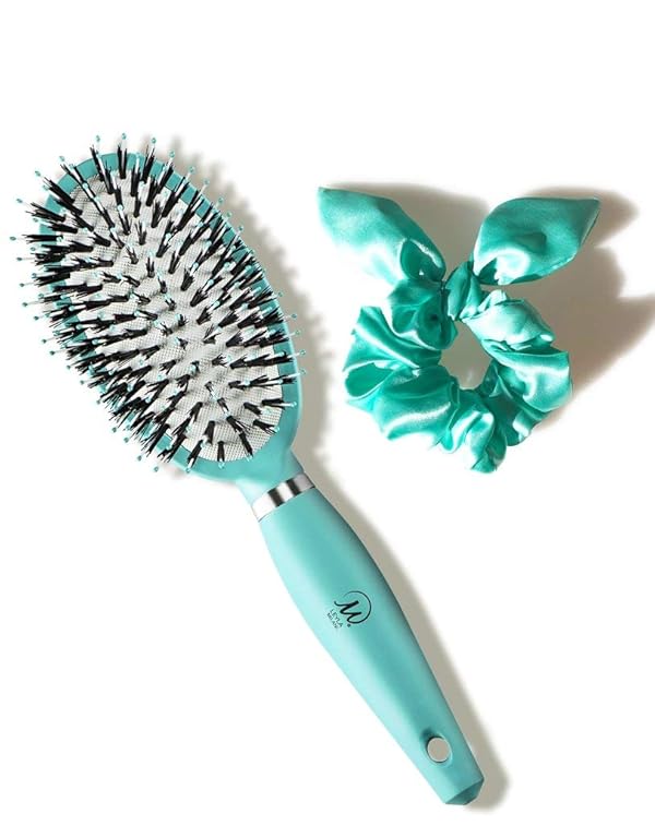 Leyla Milani Hair Miracle Brush Sassy Bow Scrunchie Set Bunny