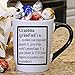 Cottage Creek Grandma Mug Large 18 Ounce Ceramic Definition Grandma Coffee Mug [White]