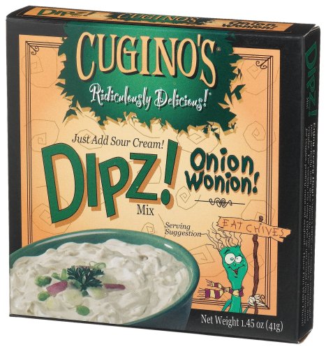 Cugino's Gourmet Foods, Ridiculously Delicious DIPZ!, Onion Wonion Dip Mix, 1.45-Ounce... by Cuginos Gourmet Foods