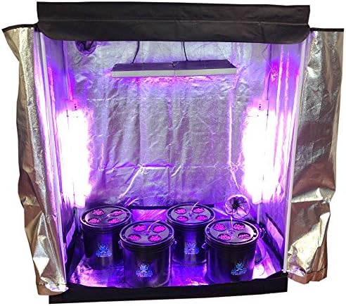 16 Site Hydroponic System Grow Room - Complete Grow Tent Kit - LED Grow Lights ;P#O455K5/U 7RK-B29353