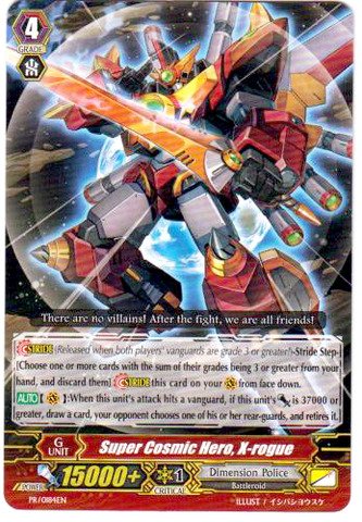 Cardfight!! Vanguard TCG - Super Cosmis Hero, X-rogue (PR/0184EN) - Cardfight! Vanguard Promos