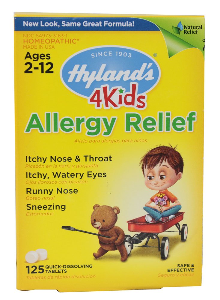 Amazon.com : Hyland's Allergy Relief 4 Kids Quick Dissolve Tabs ...
