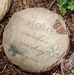 11" Tammy Repp "Home is Where..." Round Outdoor Garden Stepping Stone