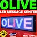 Mega Bright Programmable LED Signs 16" X 66"- Indoor/ Window/ Outdoor 3 Colors 100messages