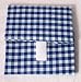 Wrap N Mat Reusable Sandwich Wrap (Blue/White Gingham)
