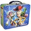 TOY STORY Movie Woody Buzz Lightyear Rex Kids Square Metal Tin Kids Lunch Box lunchbox