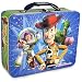 TOY STORY Movie Woody Buzz Lightyear Rex Kids Square Metal Tin Kids Lunch Box lunchbox