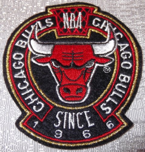 NBA CHICAGO BULLS Logo Crest Embroidered PATCH