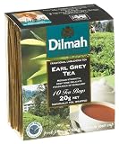 Dilmah Earl Grey  - Individually Foil Enveloped Tea Bags , 10-count, 0.71-Ounce Boxes (Pack of 12)