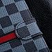 RAYTOP Luxury Brand Designer Black Checks Leather Cases Covers Wallet Kickstand for Samsung Galaxy Note 3 N9000 Note 3 Plaid Card Holder Magnetic Clasp Classy Decent Men Women