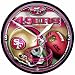 San Francisco 49Ers Round Clock
