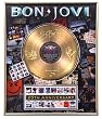 Bon Jovi "25th Anniversary" framed gold record