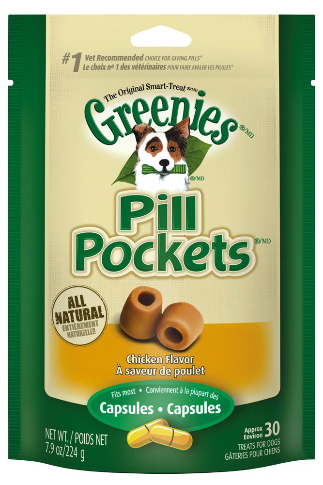 Amazon.com : GREENIES PILL POCKETS Treats for Dogs Chicken Flavor ...