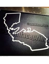 Home: California State Bear Outline_ evo sti wrx srt4 sick funny race stance Vinyl Decal - LukeDuke