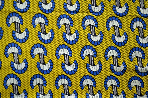 African Print- Ankara Fabric Clothing Designs - Material For Fashion, Dress, Skirt, Shirt, Jewelry, Bags, Shoes -Styles With Patterns Of Prints . Mushroom -6 Yards. Lifetime Guaranteed.