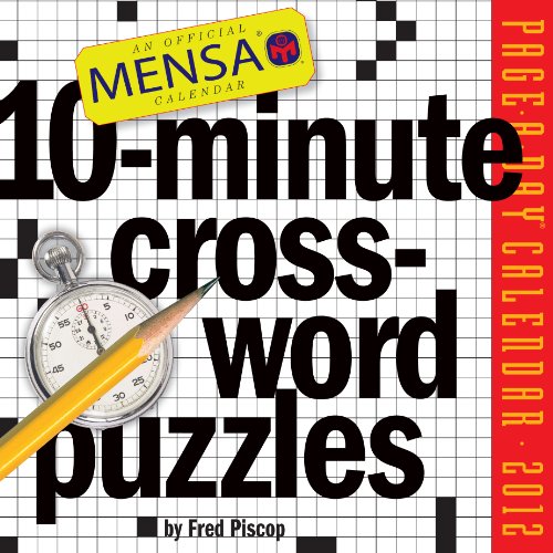 Mensa 10-Minute Crossword Puzzles 2012 Calendar