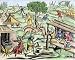 Mouse Mats of Country life in medieval Europe from North Wind Picture Archives