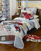 Freckles "Motor Club" Printed Curtains, Pair