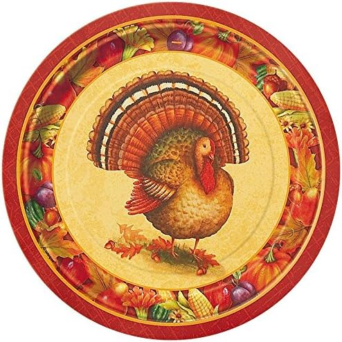 Festive Turkey Thanksgiving Party Pack (8 Guests)