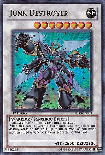 YuGiOh 5Ds 2010 Starter Deck Duelist Toolbox Single Card Junk Destroyer 5DS3