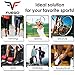 Fuego Athletic Cushion Crew Socks for Mens and Womens, No Blisters (White/Grey/X-Large)