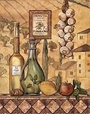 IMAGE OF Flavors Of Tuscany IV Art Poster PRINT Charlene Audrey 16x20