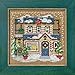 Barber Shoppe Beaded Counted Cross Stitch Kit Mill Hill 2012 Buttons Beads Winter MH142302