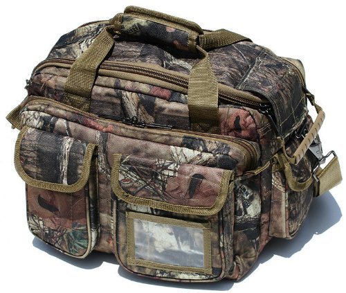 Mossy Oak Green Olive Camouflage Tactical Range Bag Pistol Case Gun Camera Bag On Sale