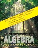 Algebra : form and function