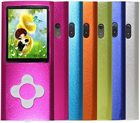 Rshop New 8GB Pink Slim MP4/MP3 Player Music 1.7'' Lcd Screen Mp4 Music/Audio/Media Player with Earphone and Usb Cable /Support Camera Video Movie Ebook Games Photo View
