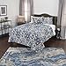 Rizzy Home Maddux Place Asher Geometric 2 Piece Quilt Set, Twin X-Large, Blue