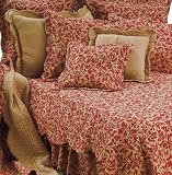 Red Valencia handmade Cotton Quilt Queen 4Pcs Set