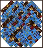 Debbie Mumm 6.5 GREEN GARDEN Fabric Squares Quilting Kit