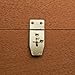 Jewelry Box Hasp w/Swing Latch, Nickel