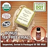 NaturOli Soap Nuts. 1/2 lb. 'Select' USDA CERTIFIED ORGANIC. 100% chemical free. Rated 'best' eco-friendly, natural laundry detergent. Green Dot Award Winner. + Extreme 18X concentrate trial - A FREE $5.95 BONUS