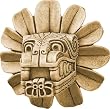Feathered Serpent Head of Quetzalcoaltl Wall Relief