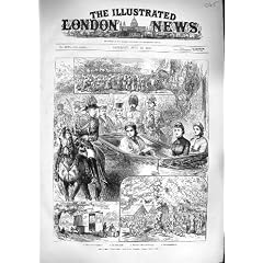 Freiwilliger Bericht 1881 Windsor-Park-Feldpost-Fernschreiber