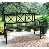 Living Accents Lexington Steel Park Bench