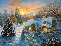 Christmas Cottage a 500-Piece Jigsaw Puzzle by Sunsout Inc.

