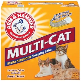 Arm & Hammer Multi-Cat Strength Clumping Litter, 20-Pounds