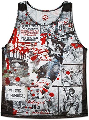 Planet of the Apes Blood Spattered Special Design Movie Tank Top Action Vest Men's Top L