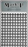 Numbered Black Map Sticker Dots 1 - 240