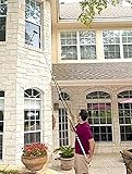 BIG-REACH Basic Extension Pole Set 4ft. to 22ft. reach - With Hook, Max-Suction Bulb Changer, Duster, Squeegee Adaptor and More!
