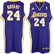 Kobe Bryant Jersey: adidas Purple Replica #24 Los Angeles Lakers Jersey