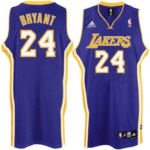 Kobe Bryant Jersey: adidas Purple Replica #24 Los Angeles Lakers Jersey