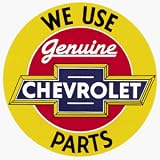 Genuine Chevrolet Parts Porcelain Refrigerator Magnet